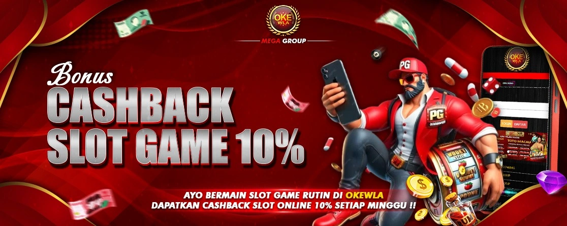 CASHBACK SLOT ONLINE 10% (BONUS HARI MINGGU)